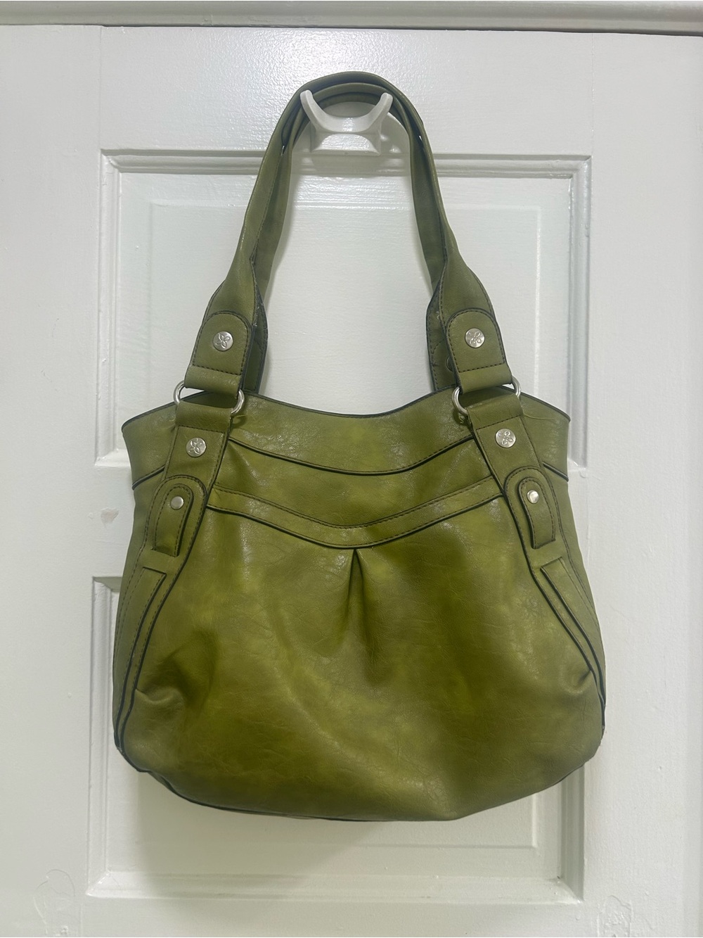 Olive Green Relic Hobo Bag